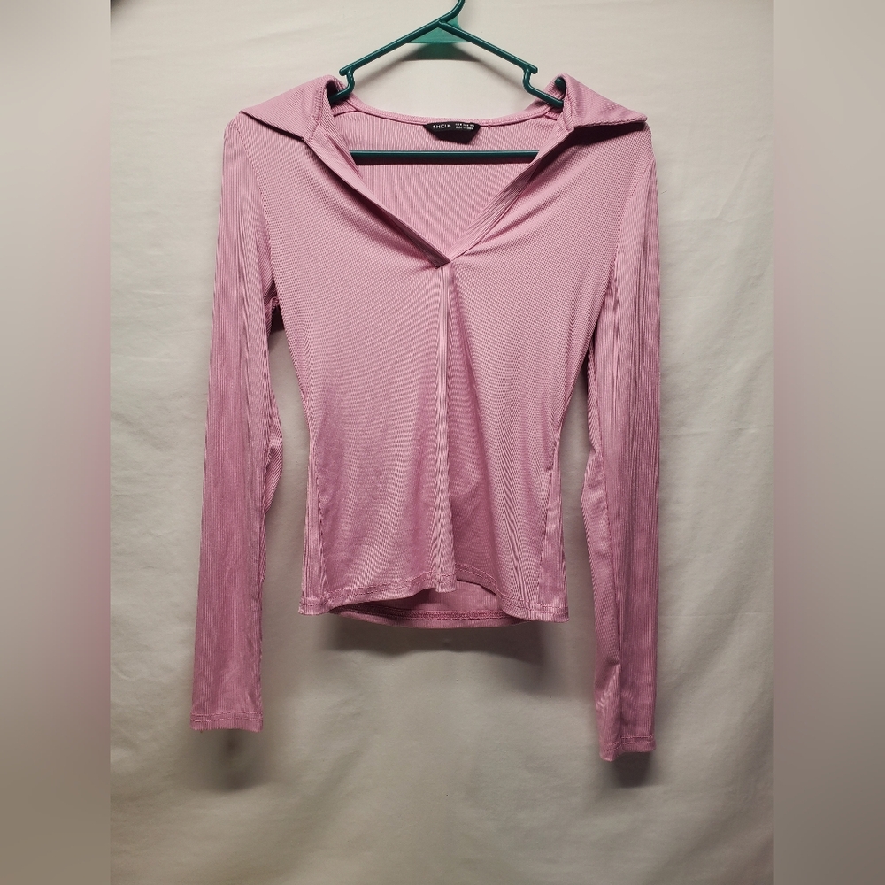 Nwot Pink Long Sleeve Top